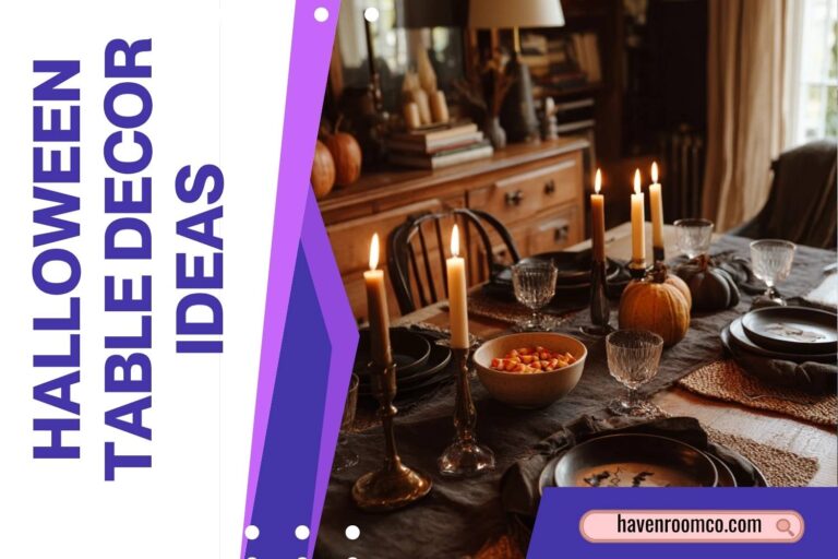 Halloween table decor ideas