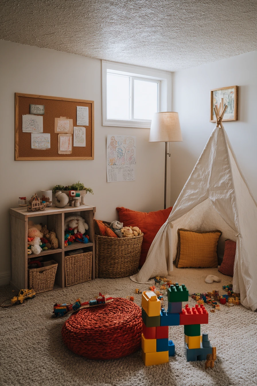 basement makeover ideas 11