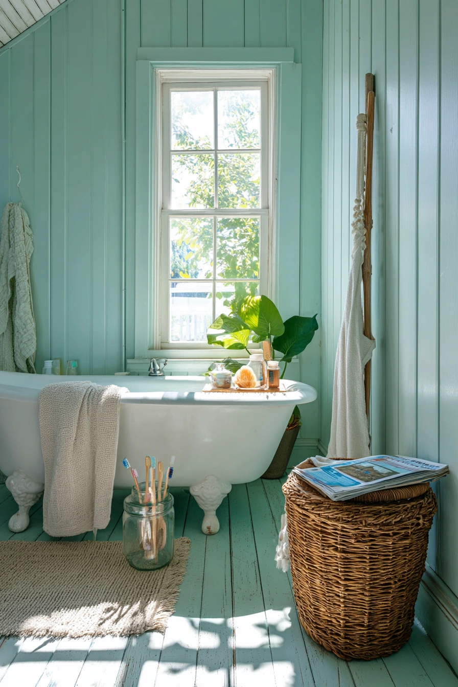 blue bathroom ideas 24
