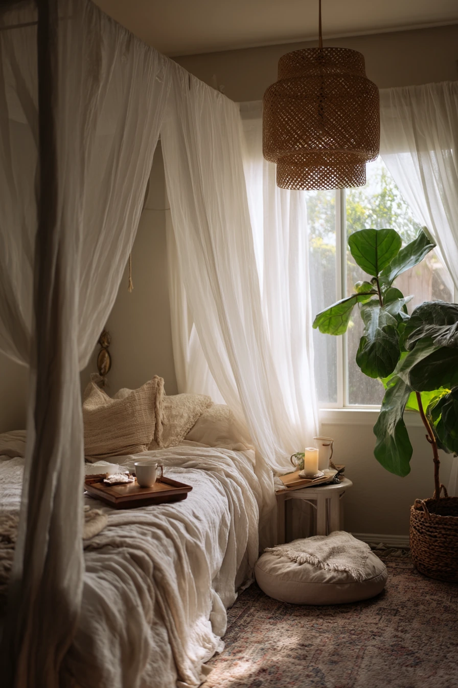 bohemian bedroom ideas 40