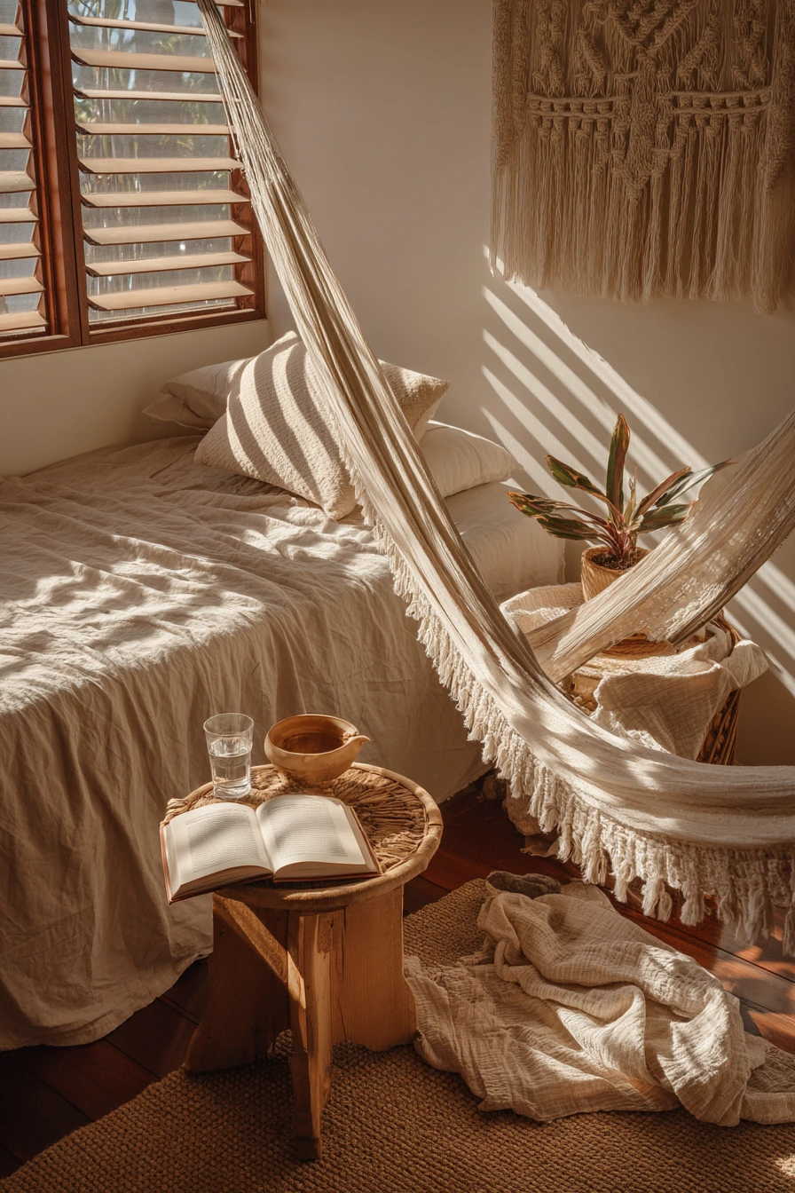 boho hammock bedroom 1