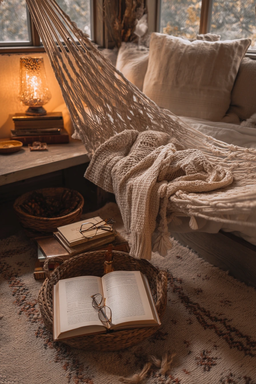 boho hammock bedroom 14