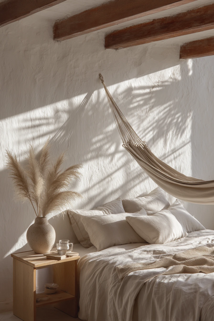 boho hammock bedroom 17
