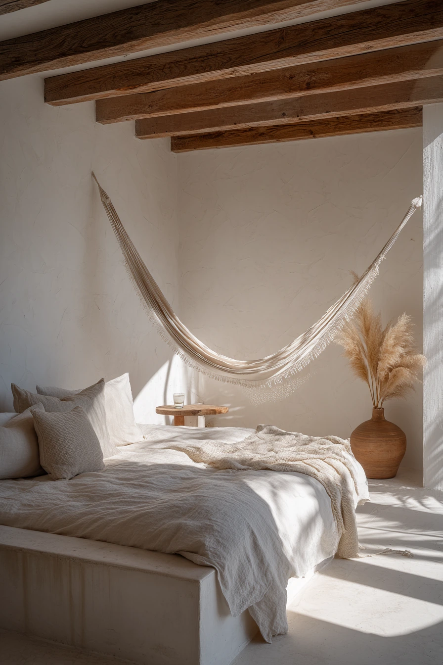 boho hammock bedroom 18