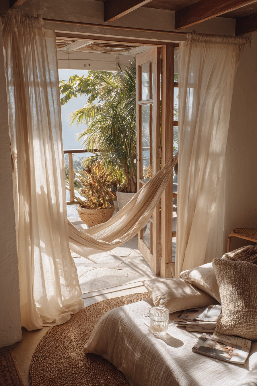 boho hammock bedroom 40