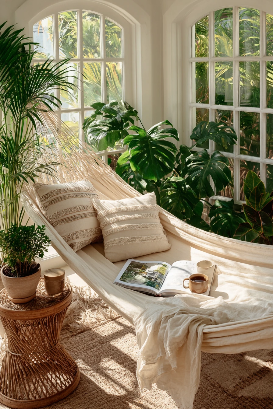 boho hammock bedroom 9