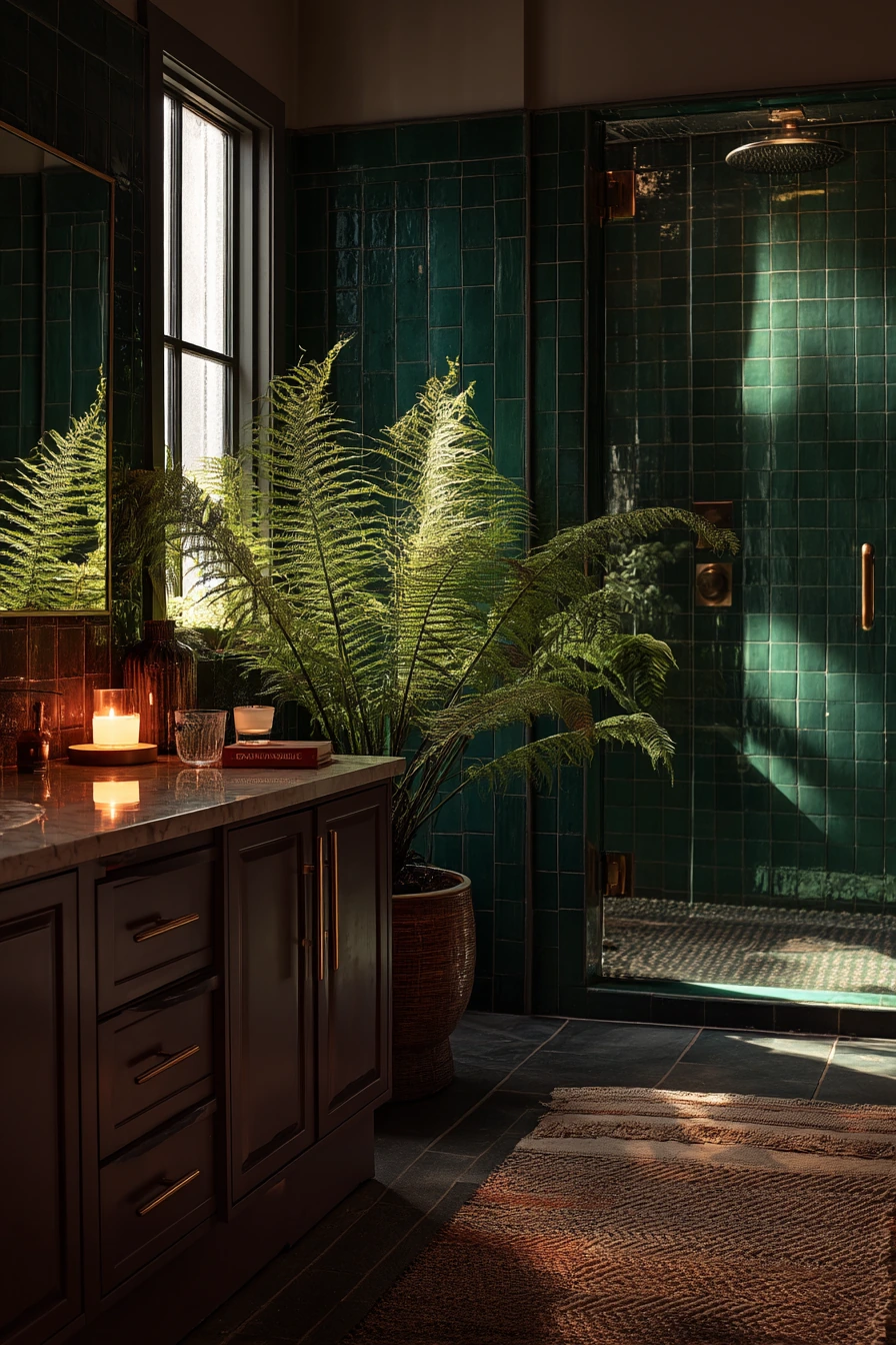 bold and colorful bathroom ideas 24