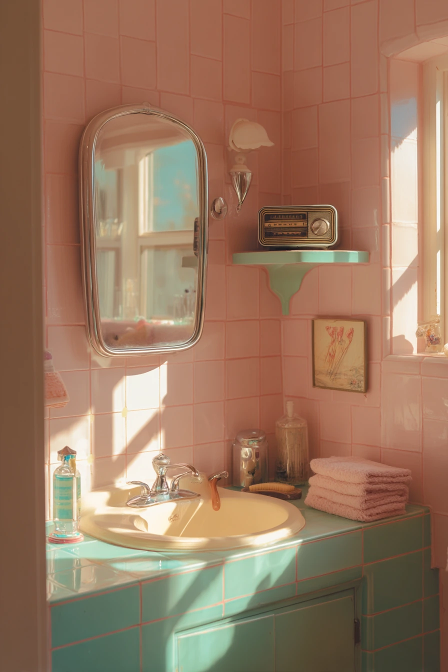 bold and colorful bathroom ideas 33