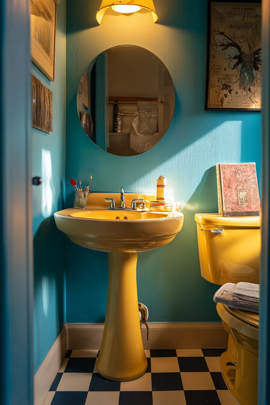 bold and colorful bathroom ideas 5