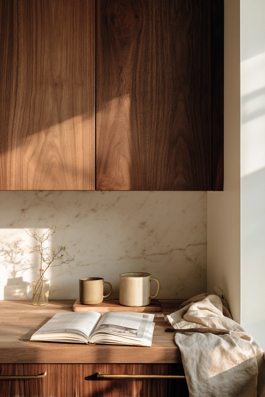 brown kitchen cabinets 2
