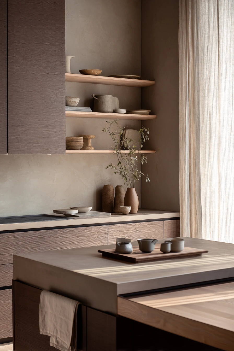 brown kitchen cabinets 22