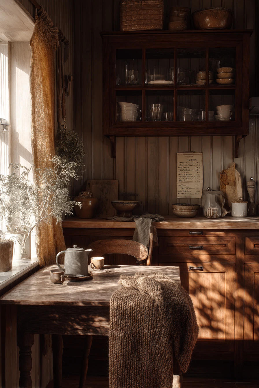 brown kitchen cabinets 39