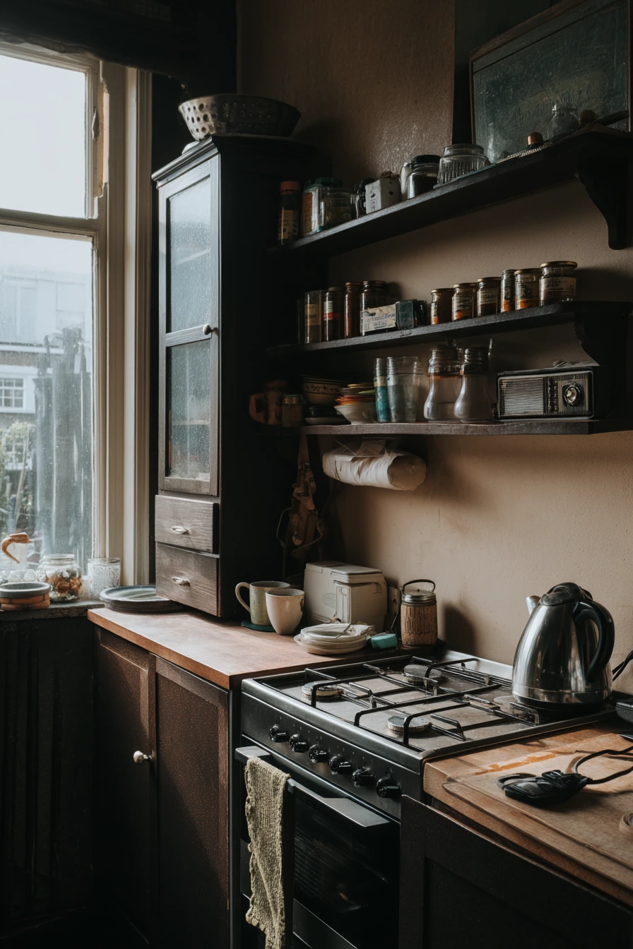 brown kitchen cabinets 5