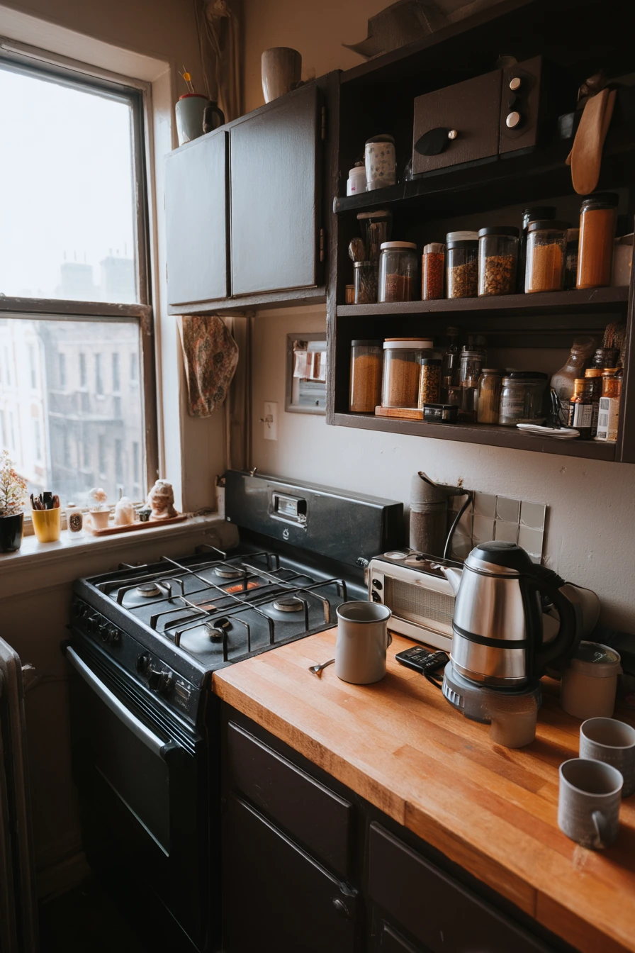 brown kitchen cabinets 6