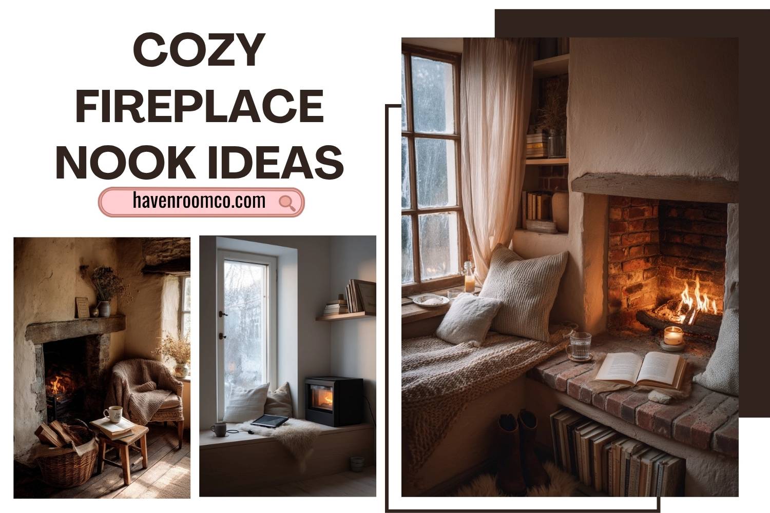 cozy fireplace nook ideas