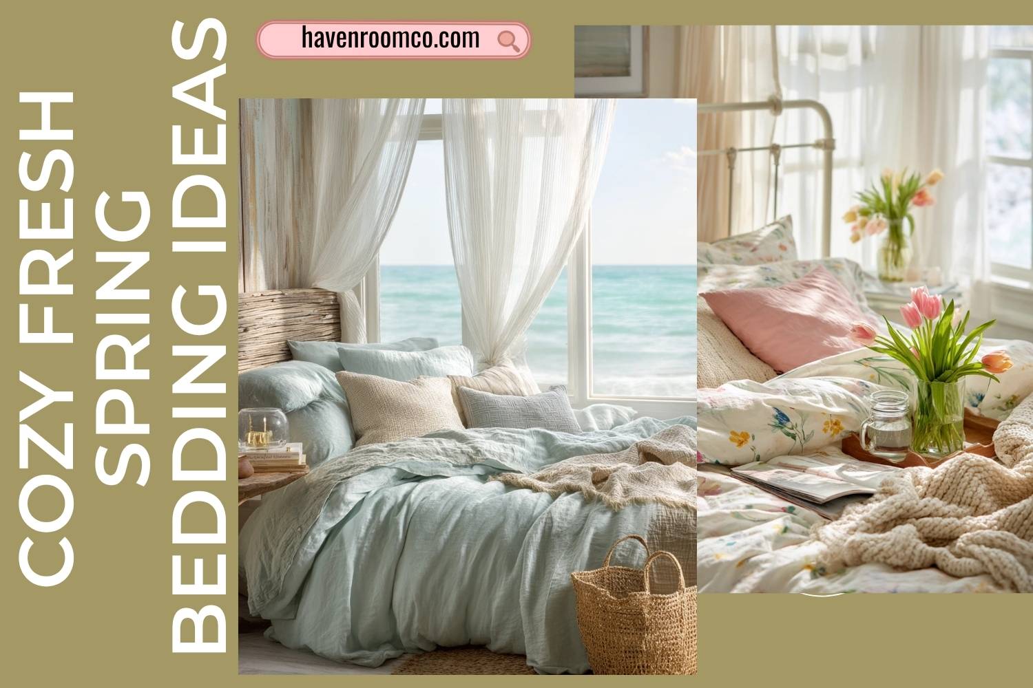 cozy fresh spring bedding ideas