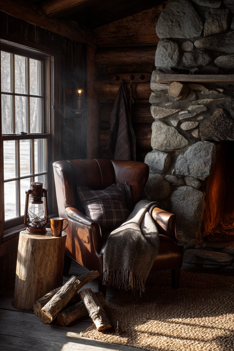 cozy fireplace nook ideas 23