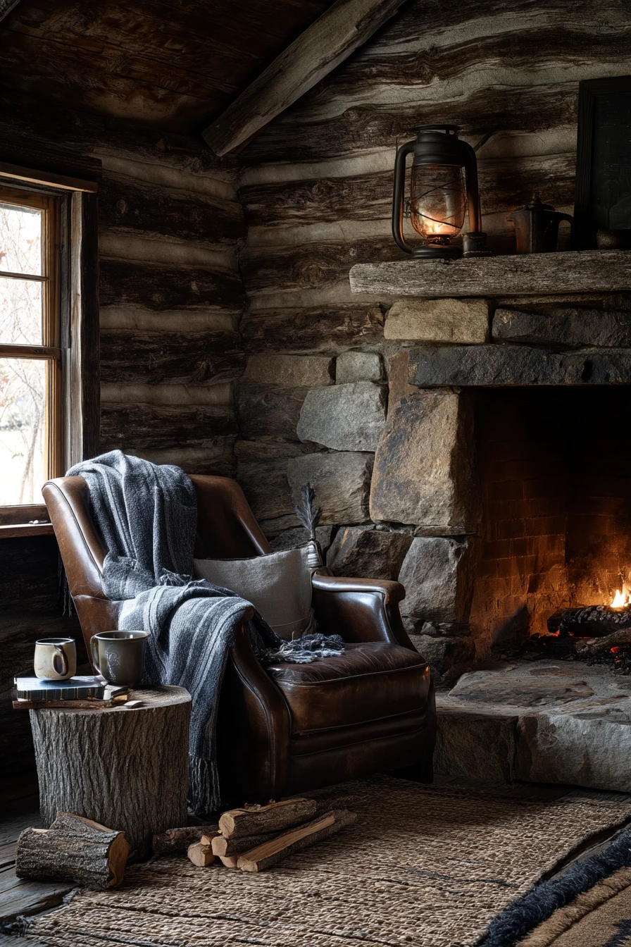cozy fireplace nook ideas 24