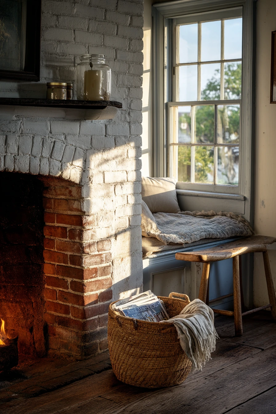 cozy fireplace nook ideas 31