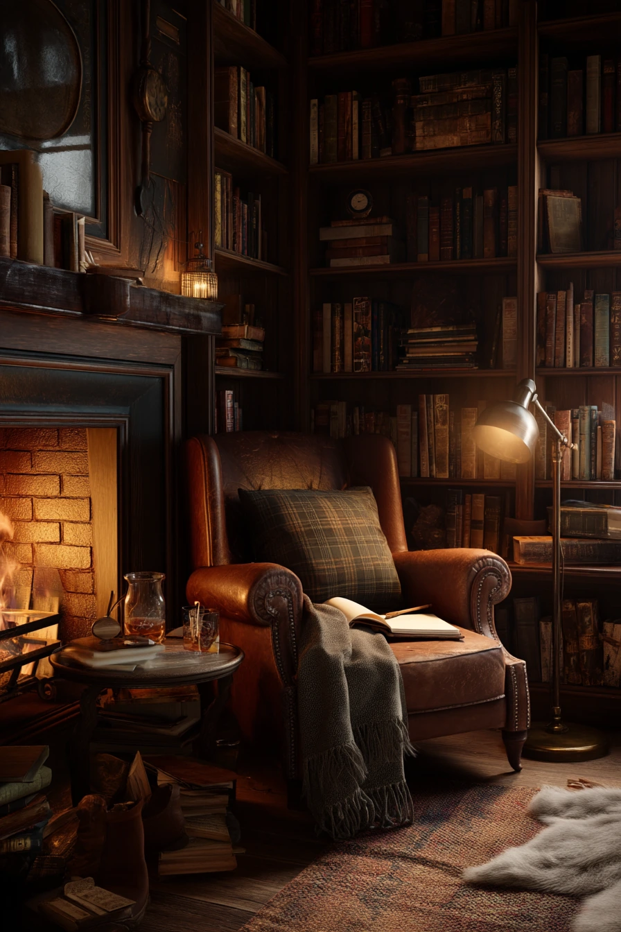 cozy fireplace nook ideas 33