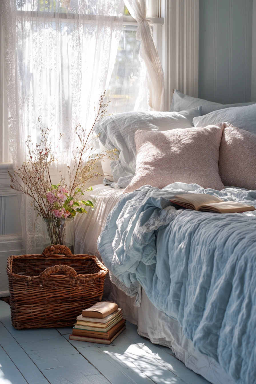 cozy fresh spring bedding ideas 10