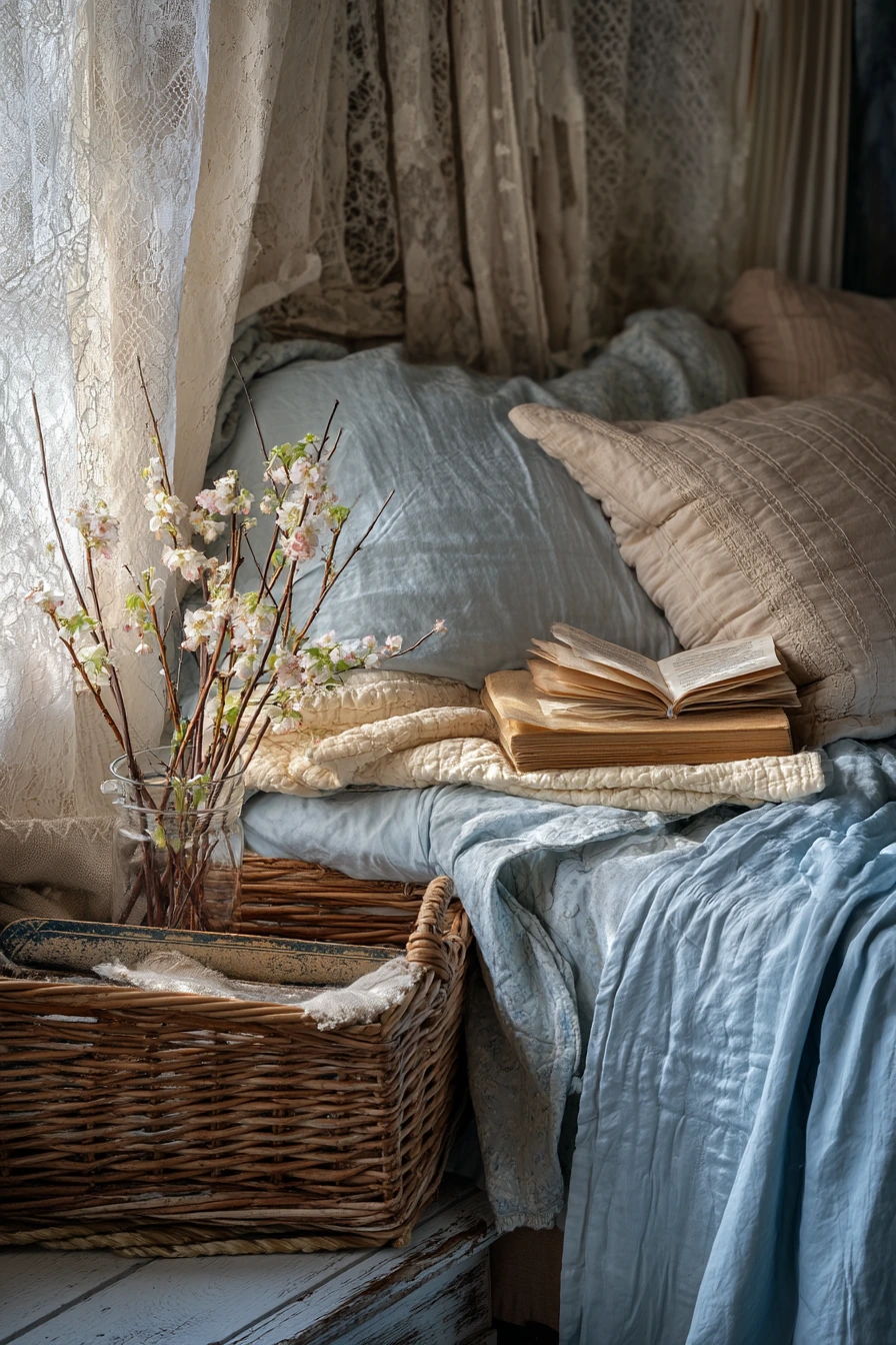 cozy fresh spring bedding ideas 11