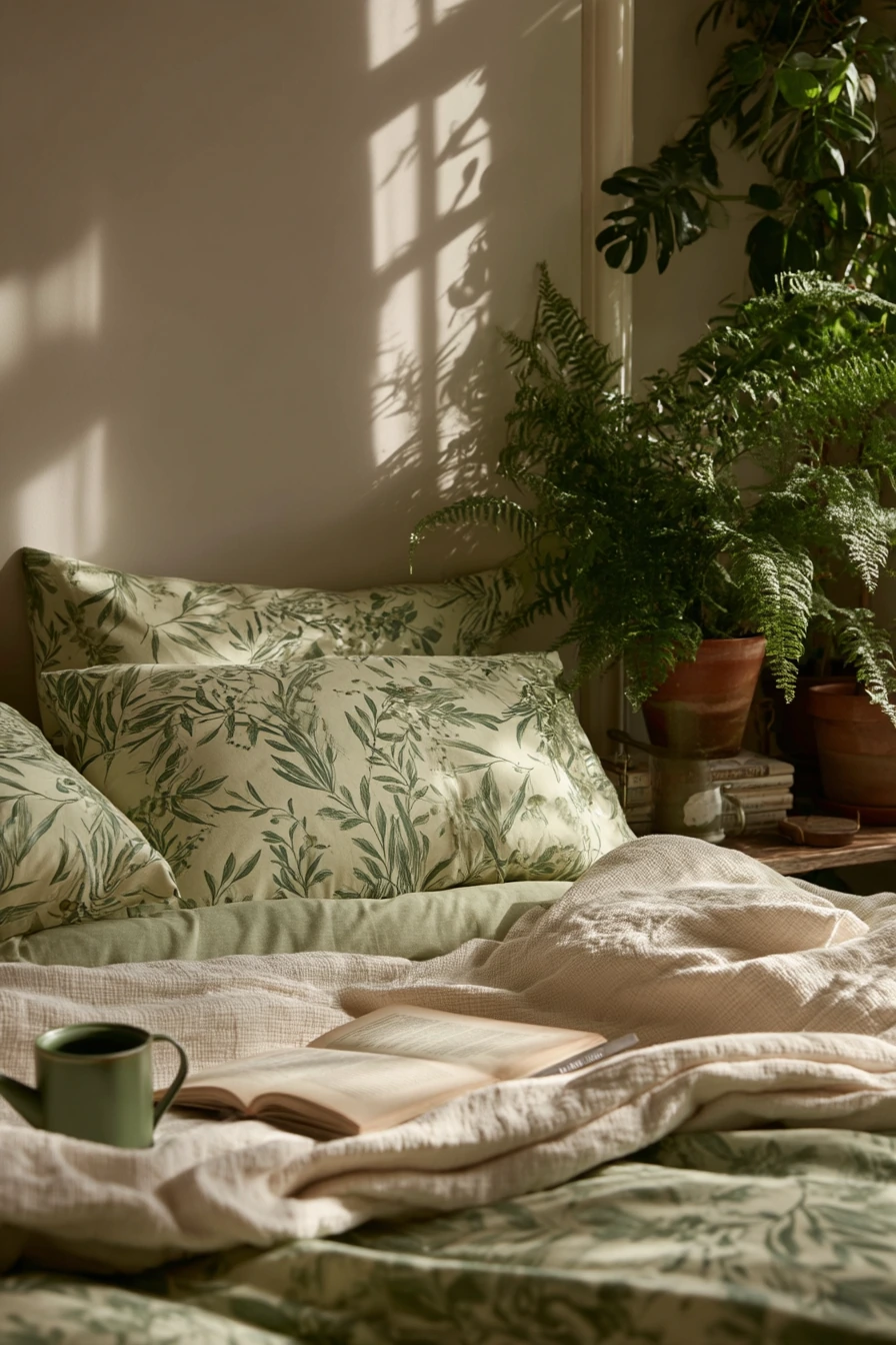 cozy fresh spring bedding ideas 26