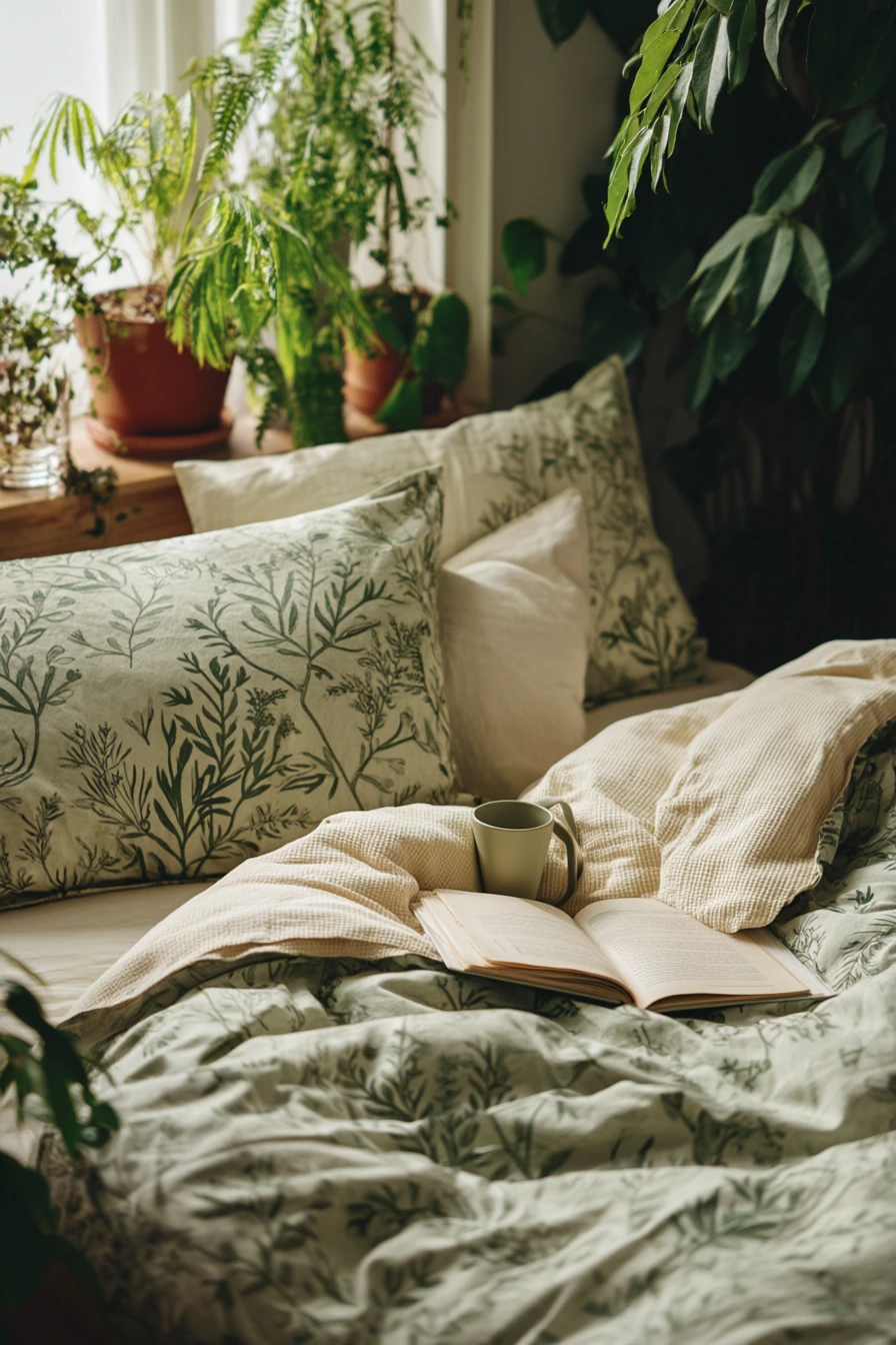cozy fresh spring bedding ideas 28