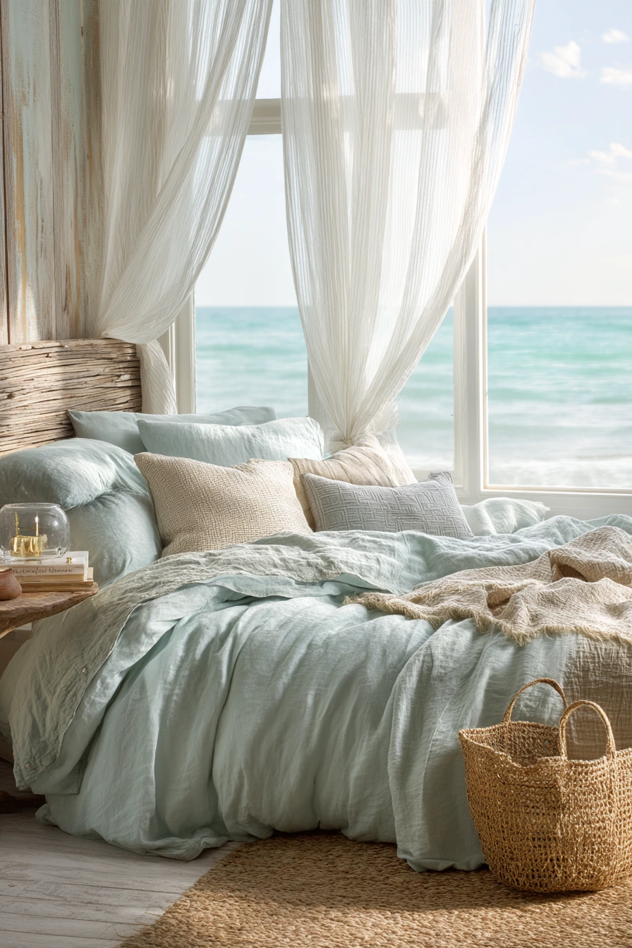 cozy fresh spring bedding ideas 31