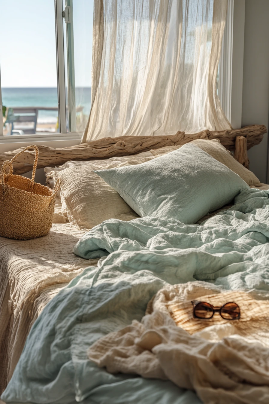 cozy fresh spring bedding ideas 32
