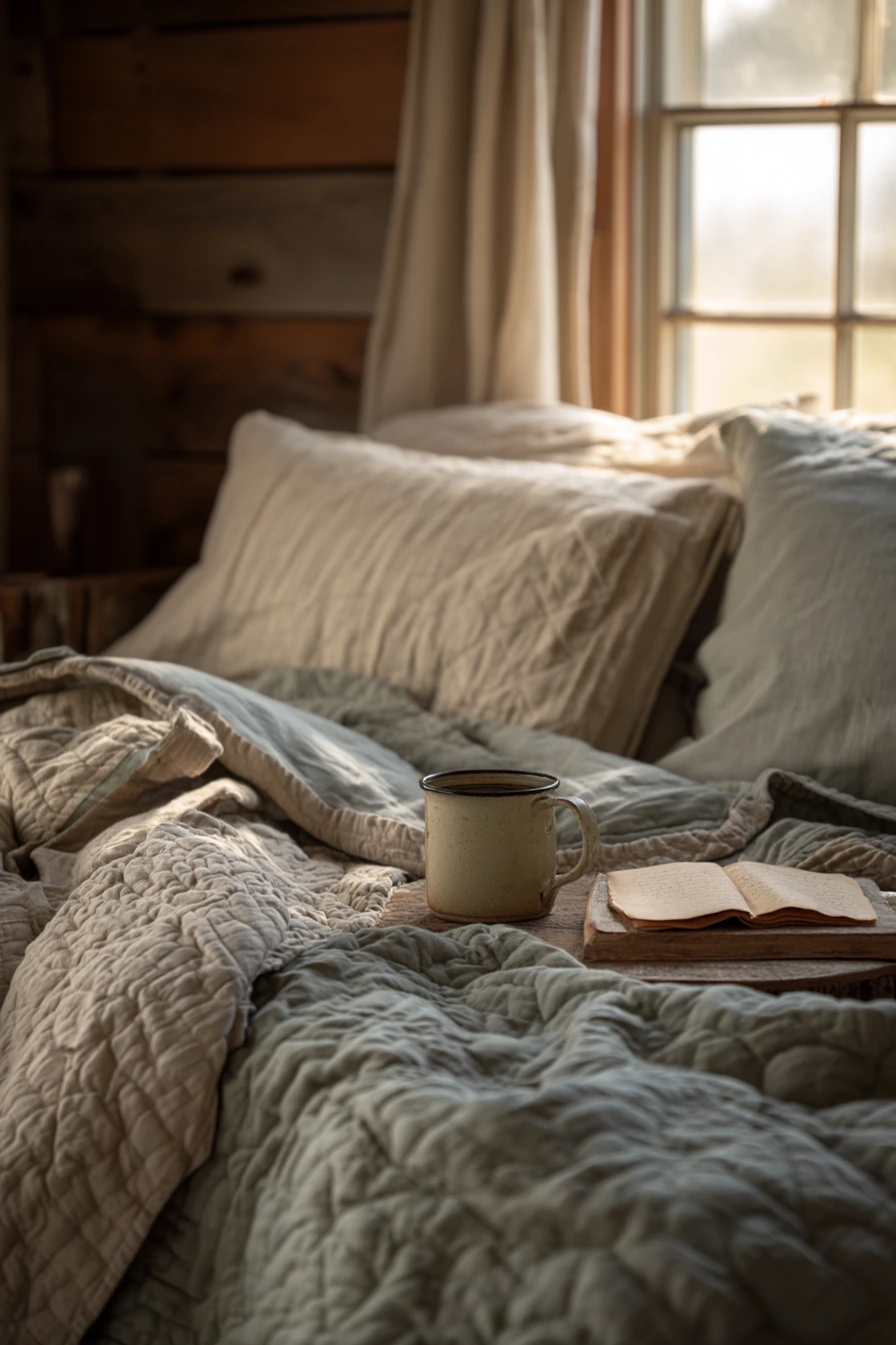 cozy fresh spring bedding ideas 33
