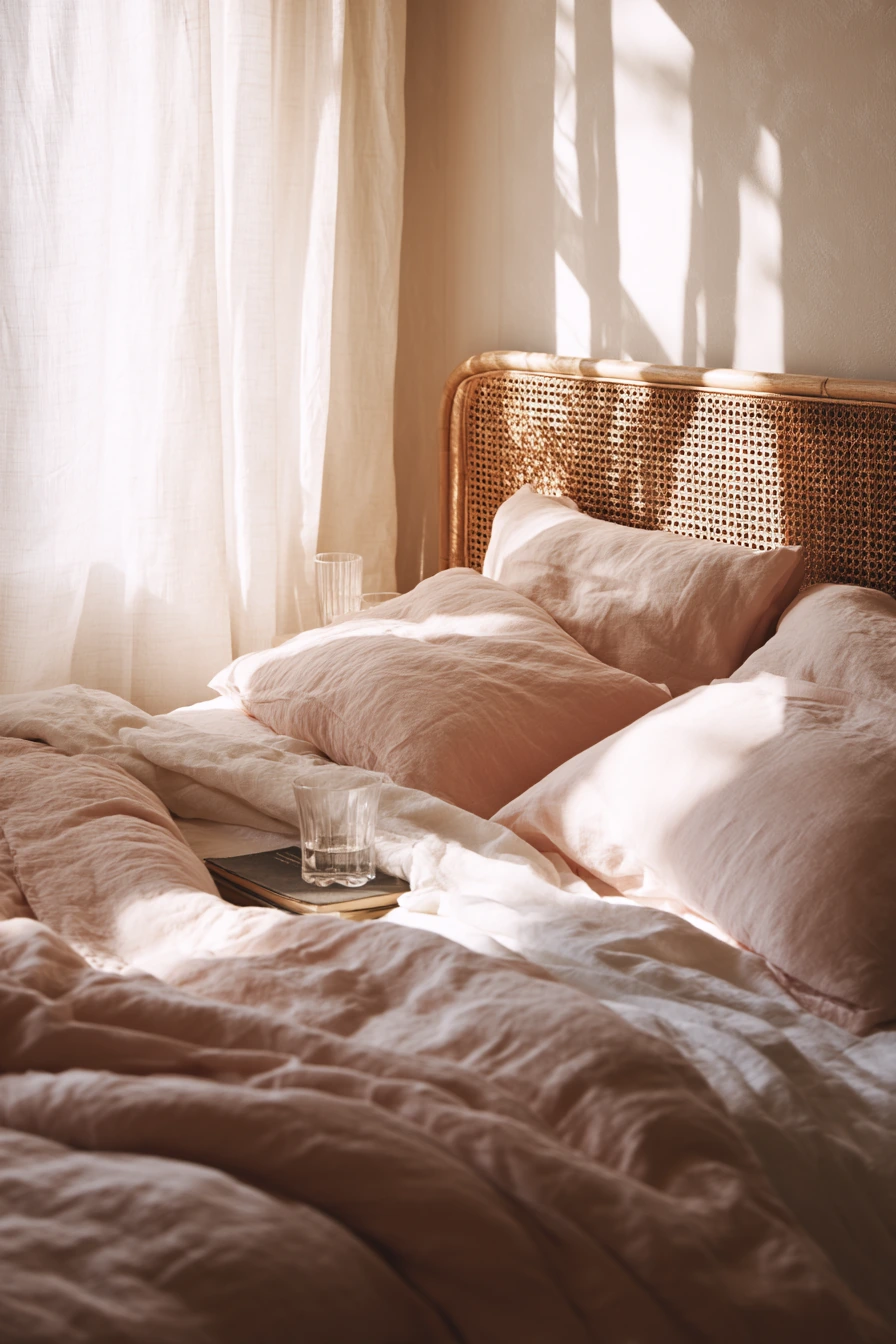 cozy fresh spring bedding ideas 40