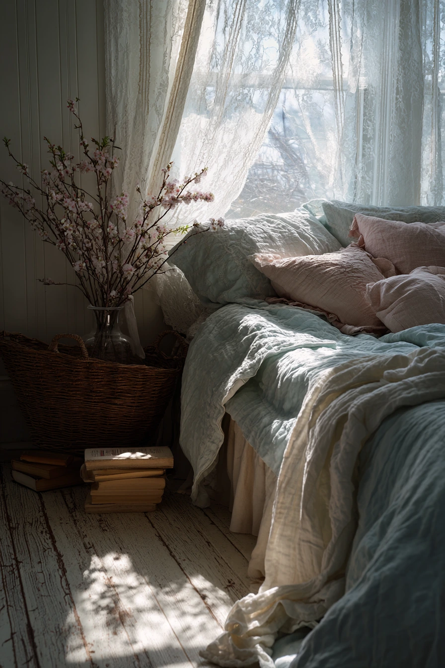 cozy fresh spring bedding ideas 9