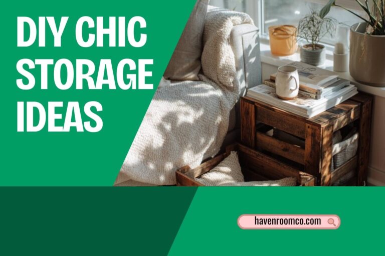 diy chic storage ideas