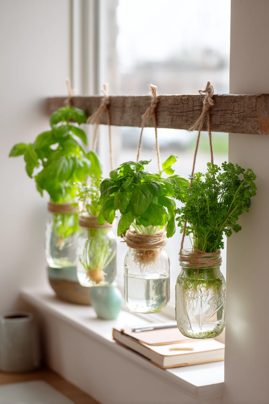 diy indoor herb garden ideas 10