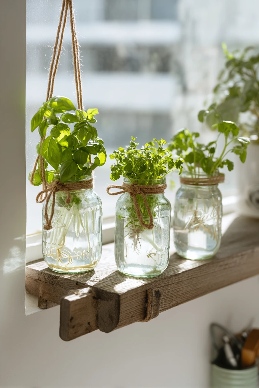 diy indoor herb garden ideas 12