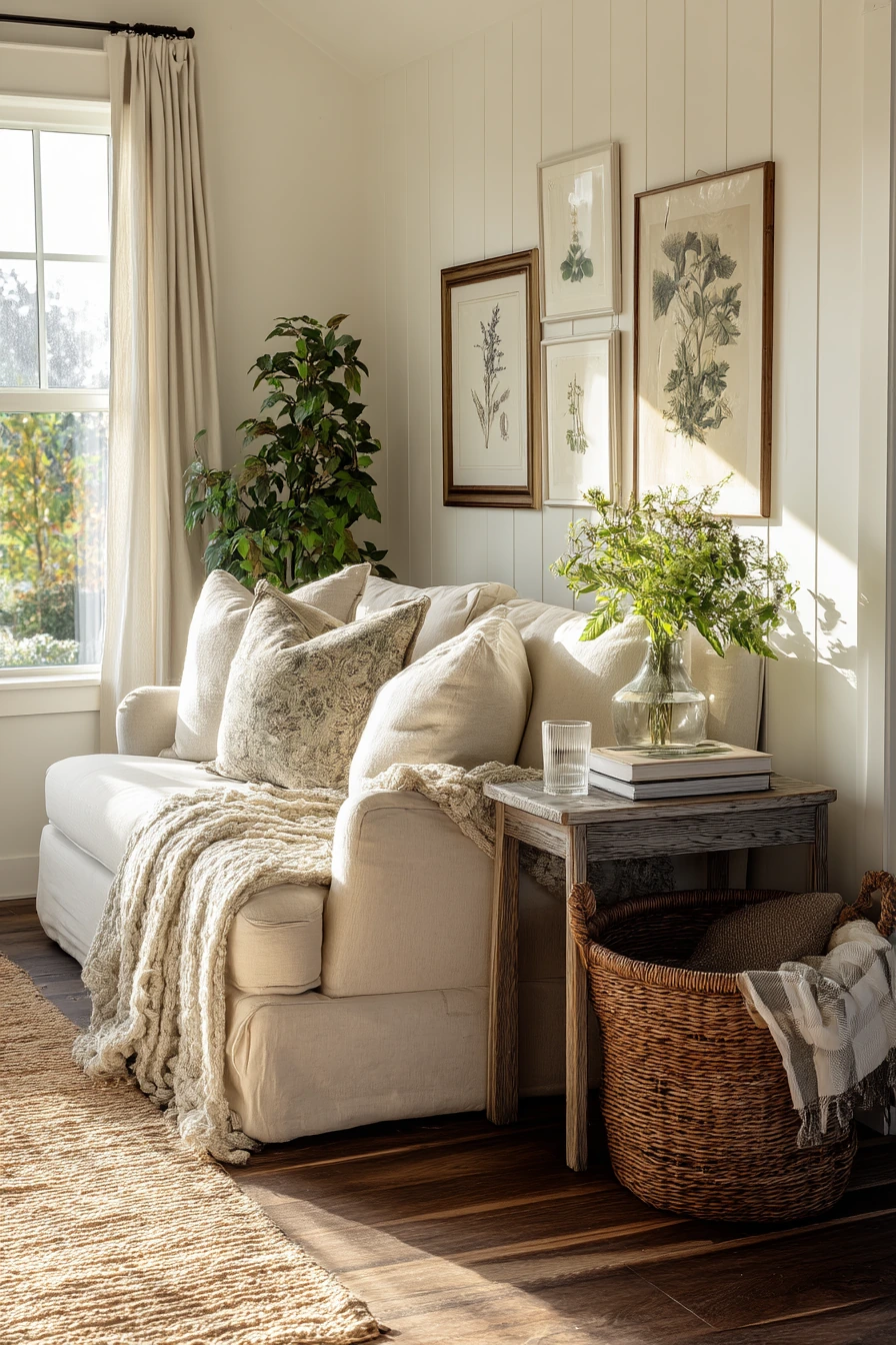 farmhouse living room ideas 10