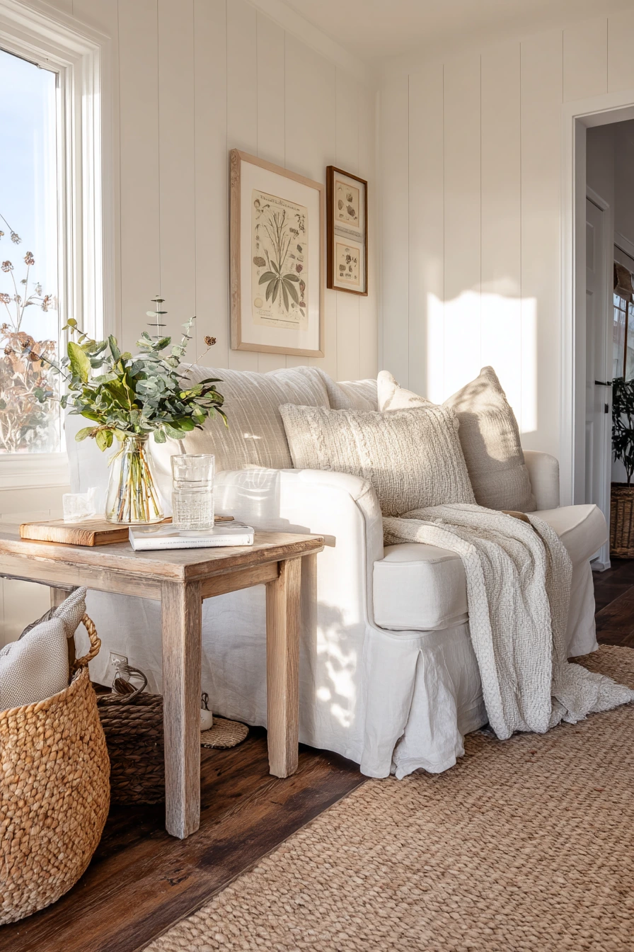 farmhouse living room ideas 11