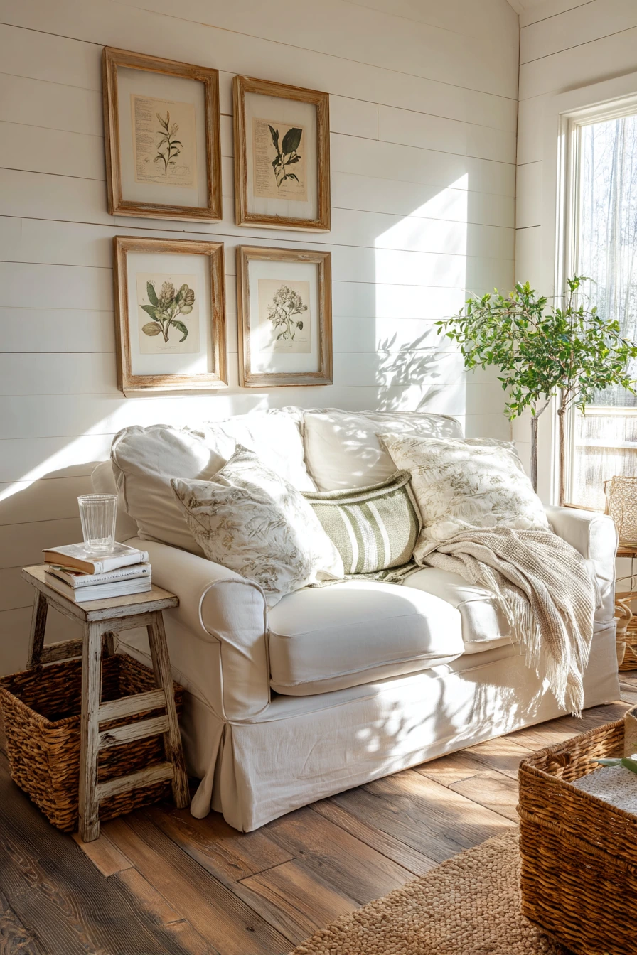 farmhouse living room ideas 12