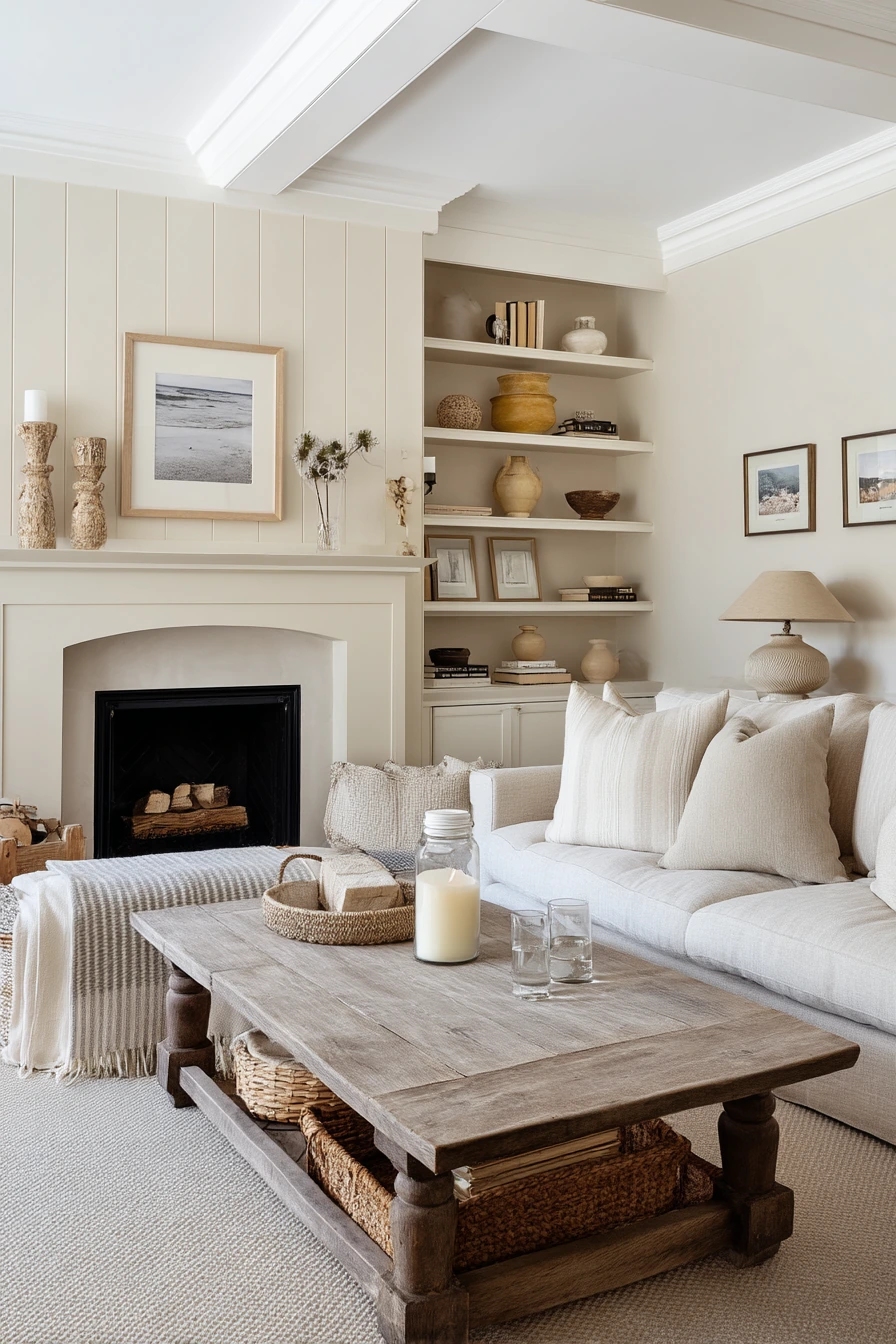farmhouse living room ideas 39