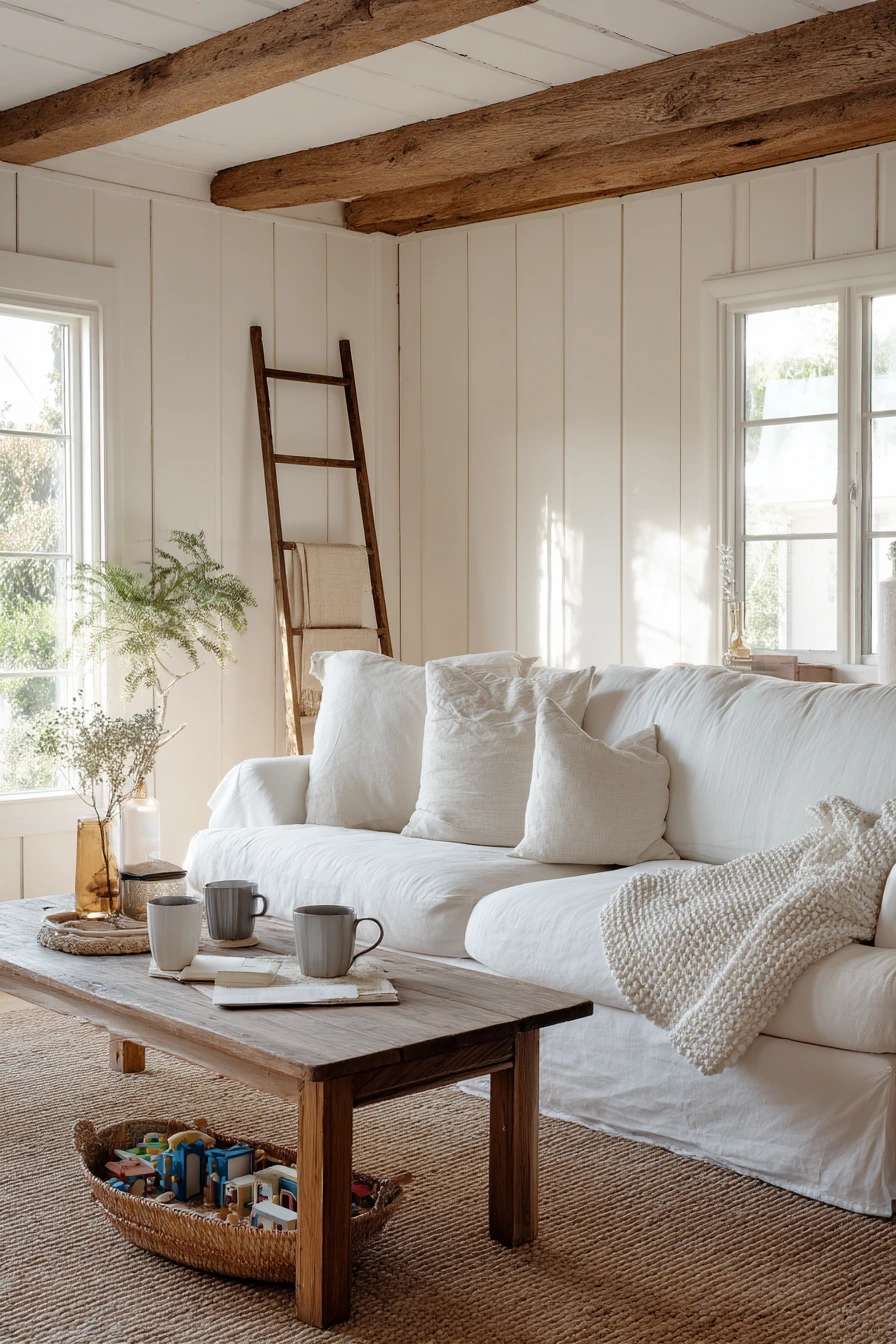 farmhouse living room ideas 4