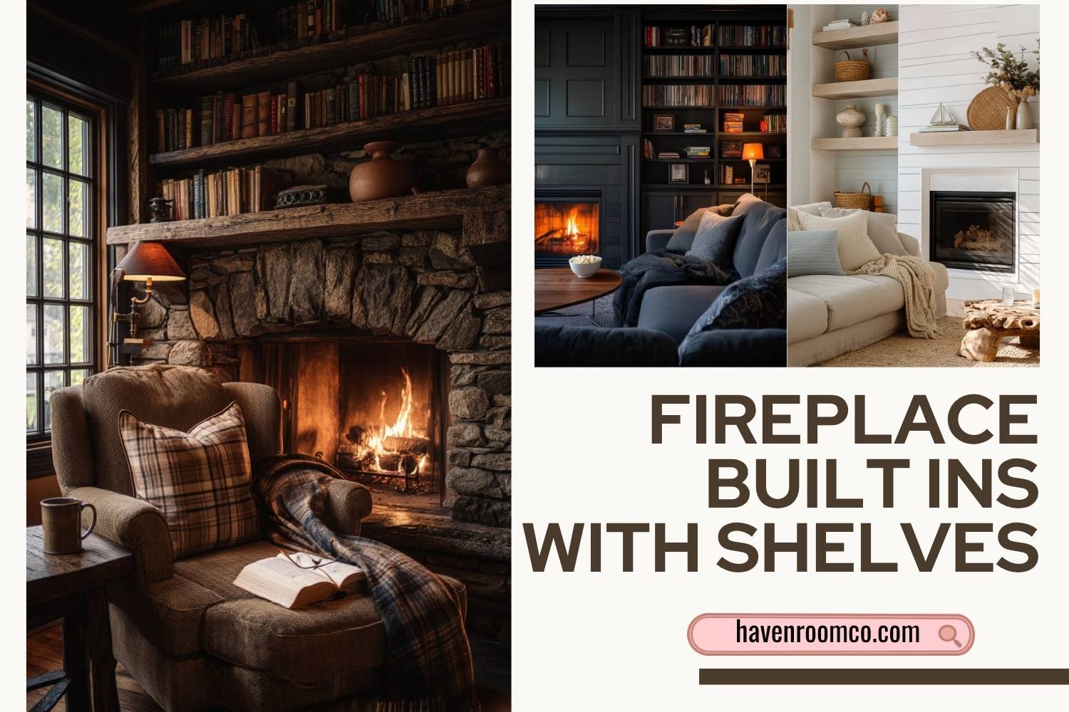 fireplace built ins with shelves