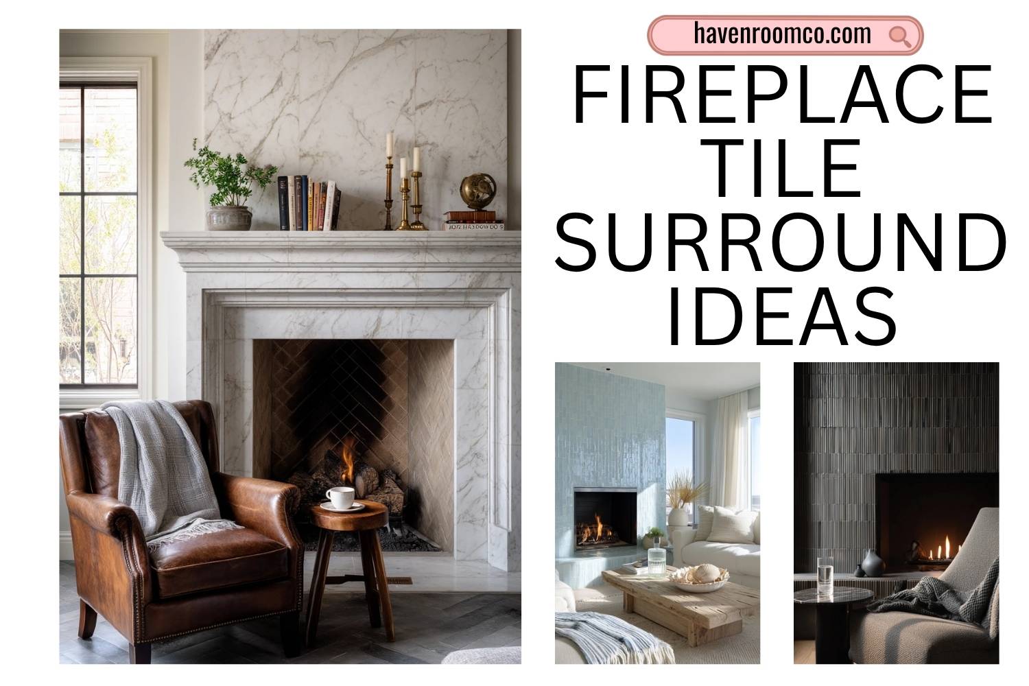 fireplace tile surround ideas