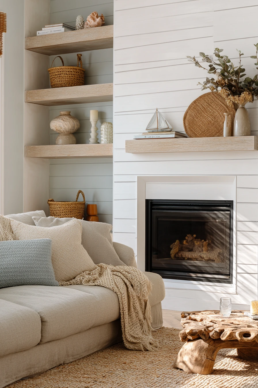fireplace built ins with shelves 13