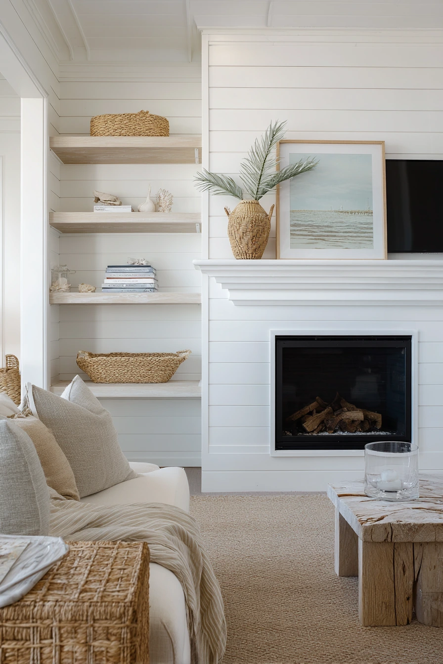 fireplace built ins with shelves 14