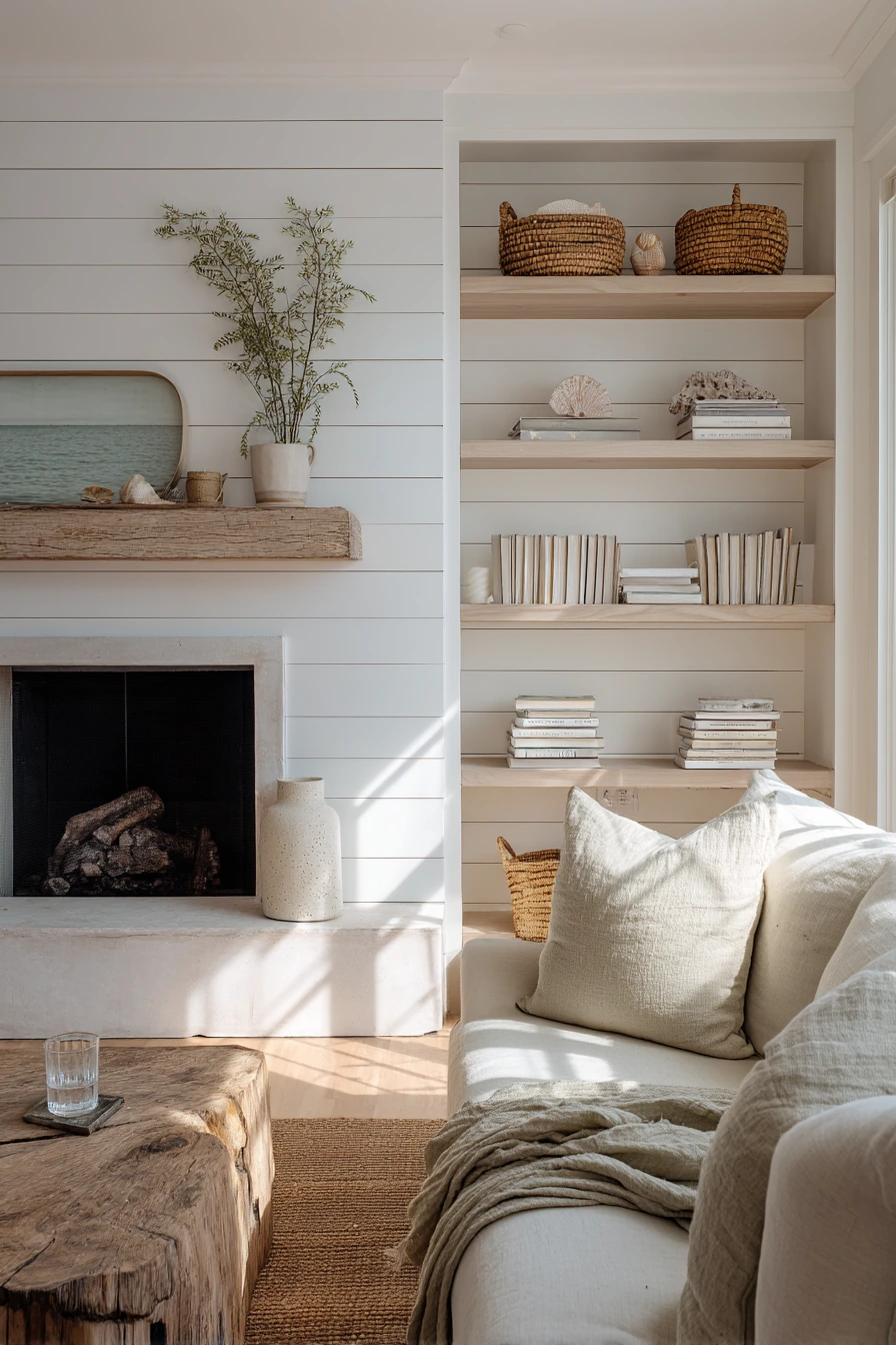 fireplace built ins with shelves 15