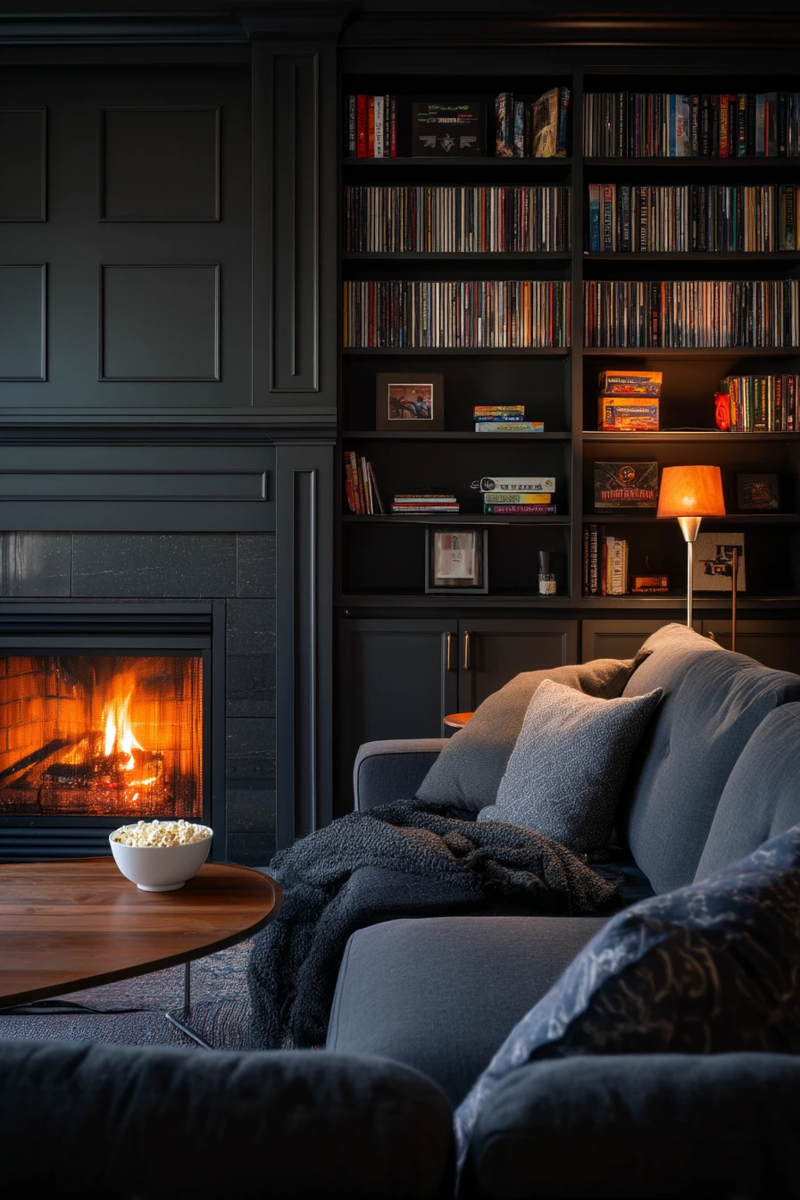 fireplace built ins with shelves 18