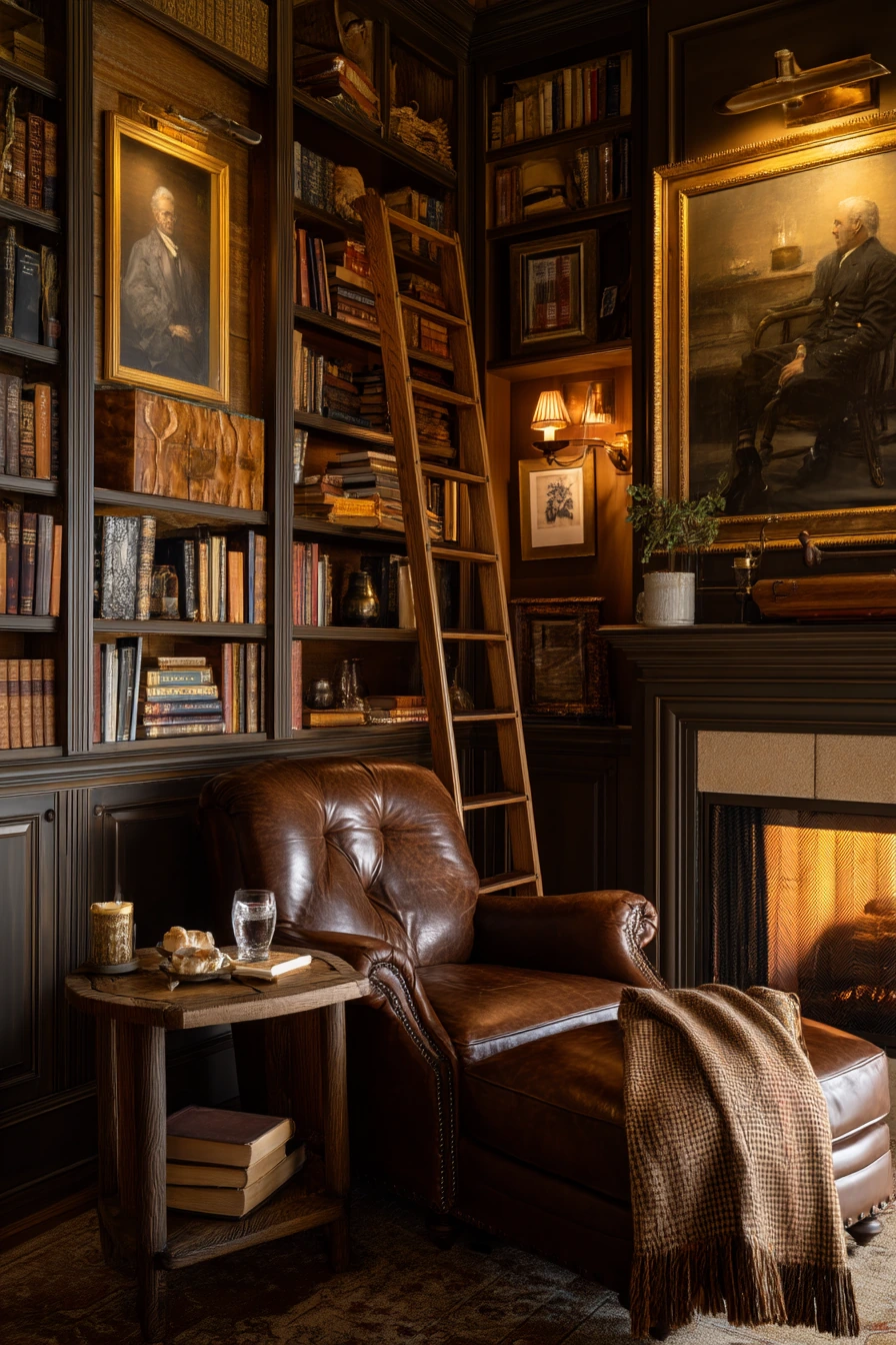 fireplace built ins with shelves 33