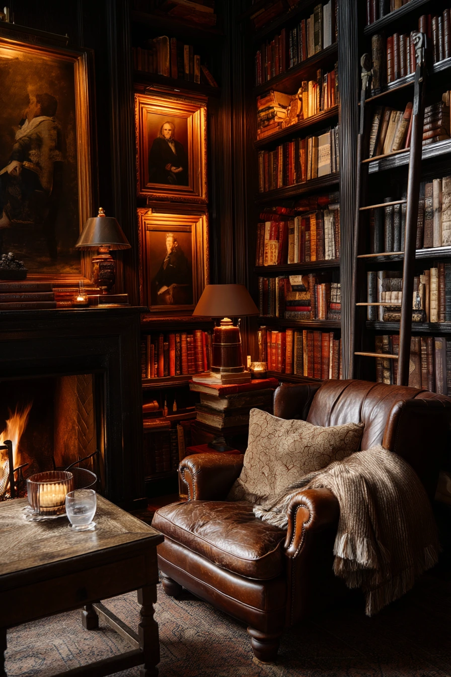 fireplace built ins with shelves 35
