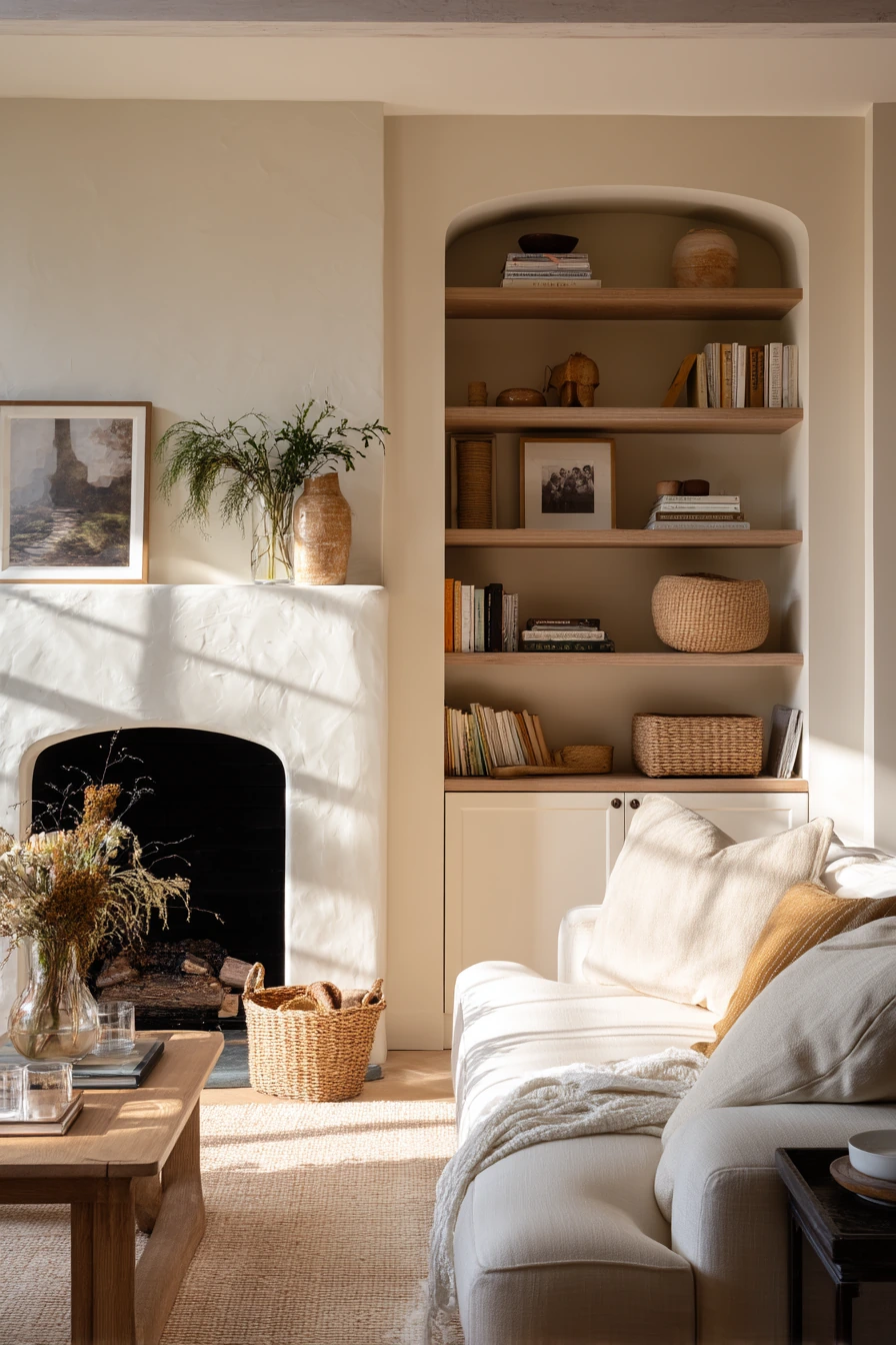 fireplace built ins with shelves 4